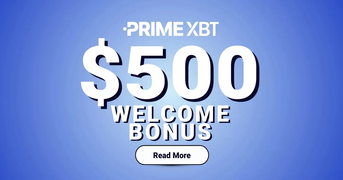 PrimeXBT $500 Welcome Gift Box for new traders
