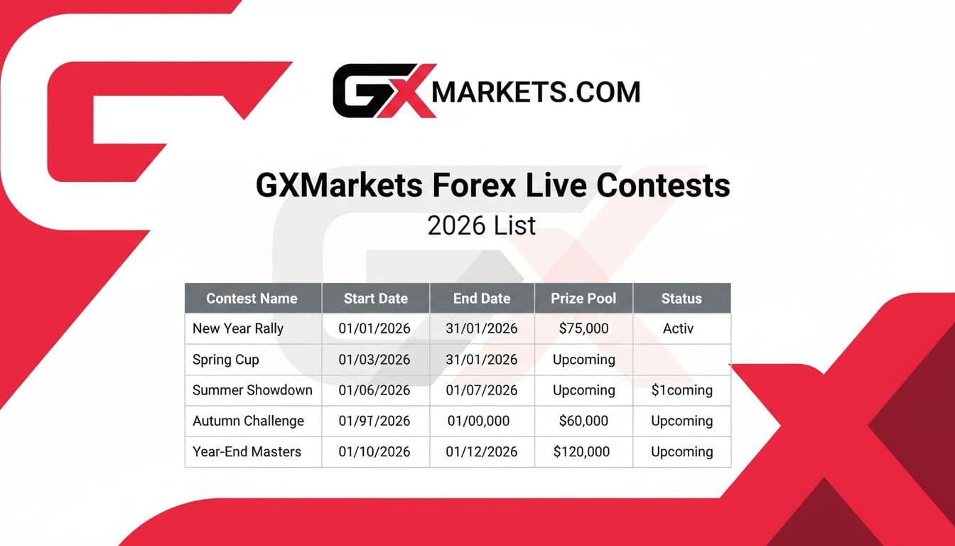 See Forex Live Contests 2026 list with start dates