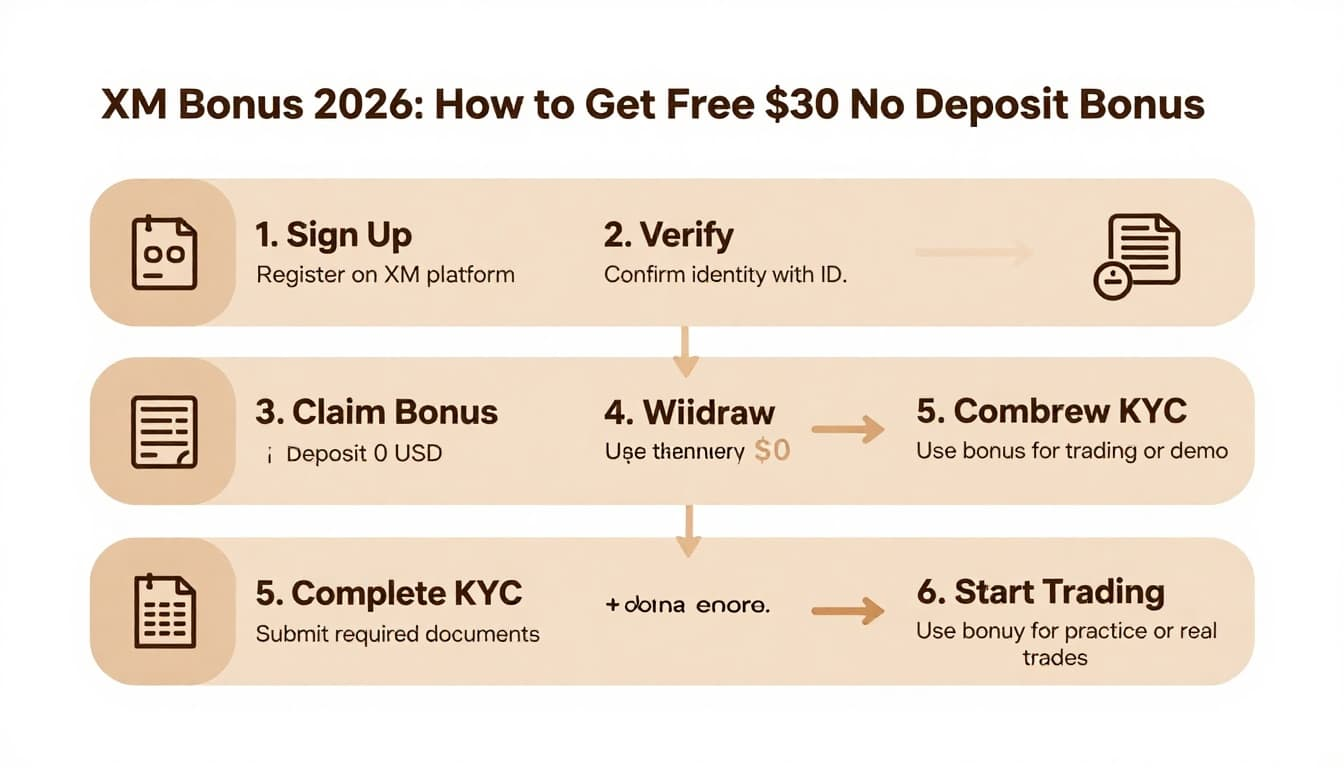 XM Bonus 2026: How to Get Your Free $30 No Deposit Bonus